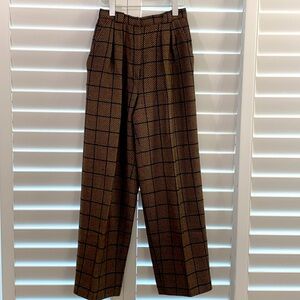 Anne Klein ll wool and cashmere vintage retro trouser made USA QUIET LUXURY FEEL
